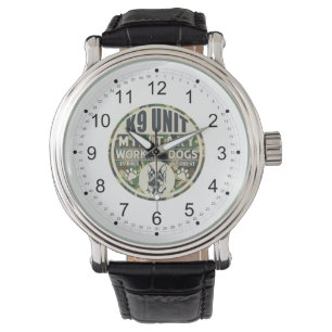 Militärfunktions-Hunde der Einheits-K9 Armbanduhr