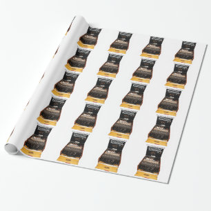 Militärgeheimniscodes der Vintagen Rätselmaschin Geschenkpapier