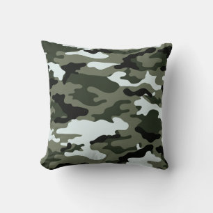 Militärgrünes Tarno-Wurfkissen. Kissen