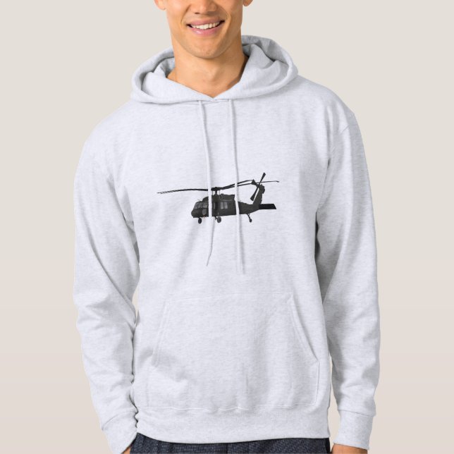 Militärhubschrauber Black Hawk UH-60 Hoodie (Vorderseite)