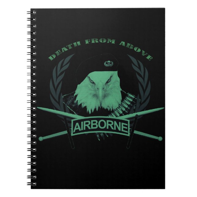 Militärinsignieart der im Flugzeug Truppen Notizblock (Vorderseite)