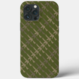 Militärische Art Gun Camouflage Rifle Army Green T Case-Mate iPhone Hülle