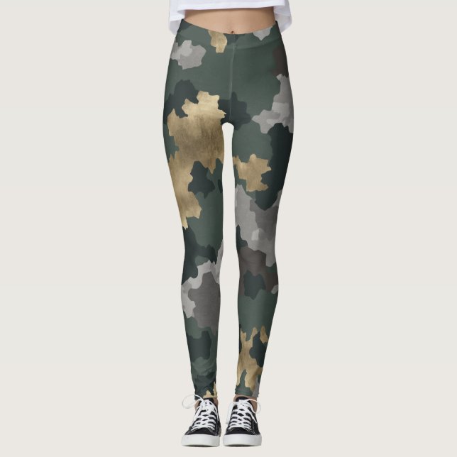 Militärische Ästhetik Leggings (Vorderseite)