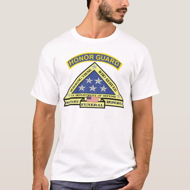 MILITÄRISCHE BEGRÄBNIS- EHRENWACHE T-Shirt (Vorderseite)