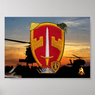 Militärische Berater MACV Vietnam-Nam-Krieg-Patch Poster