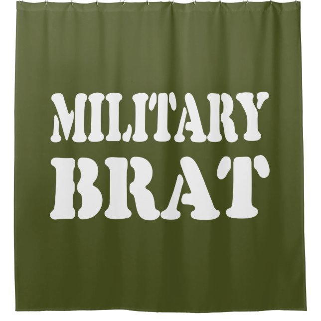 MILITÄRISCHE BRAT DUSCHVORHANG (Vorderseite)