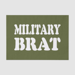 MILITÄRISCHE BRAT SEIDENPAPIER