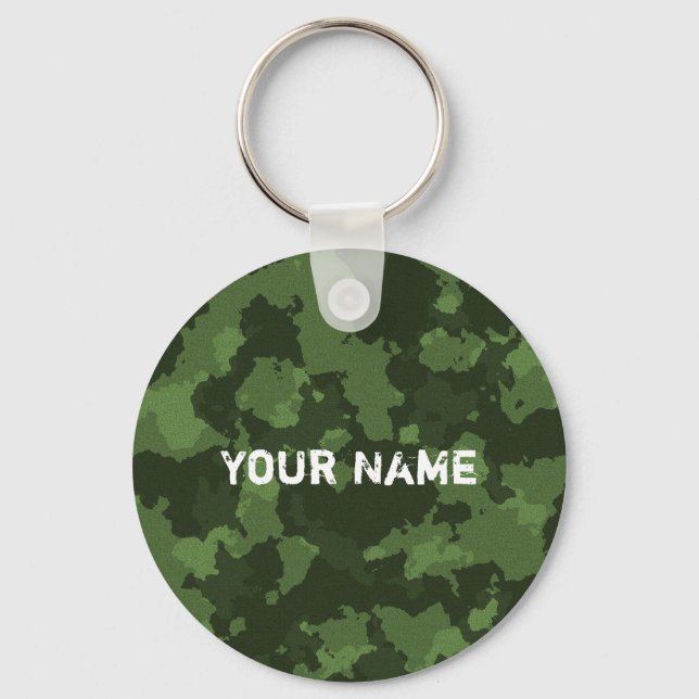 Militärische Camouflage der Grünen Armee Schlüsselanhänger (Vorderseite)