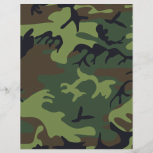 Militärische Camouflage des grünen Waldes