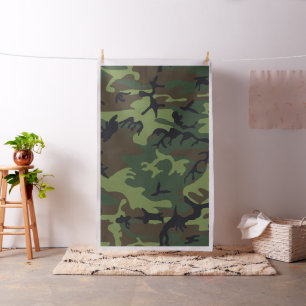 Militärische Camouflage des grünen Waldes Stoff
