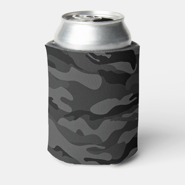 militärische Camouflage dunkler Abend Dosenkühler (Kanne Rückseite)