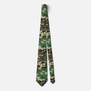 Militärische Camouflage-Krawatte Krawatte