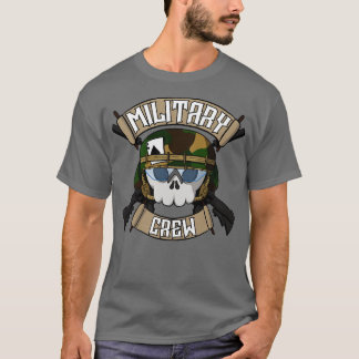 Militärische Crew Jolly Pirate T-Shirt