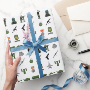 Militärische Geschenkpapier