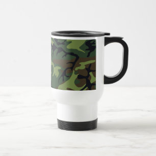 Militärische Green-Camouflage Reisebecher