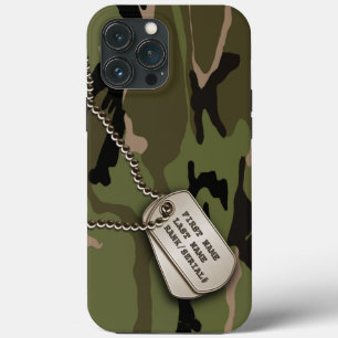 Militärische grüne Camouflage mit Hundeplakette title_seo2