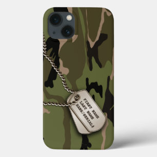 Militärische grüne Camouflage mit Hundeplakette title_seo2