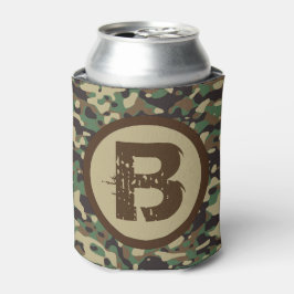 Militärische grüne Camouflage Personalisiert Dosenkühler