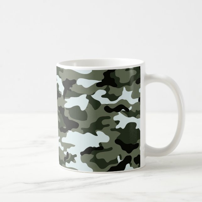 Militärische grüne Camouflage Tasse (Rechts)