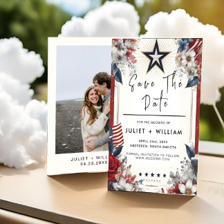 Militärische Hochzeit der Marine im Krieg der Mari Save The Date