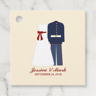 Militärische Hochzeit Geschenkanhänger
