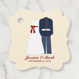 Militärische Hochzeit Geschenkanhänger