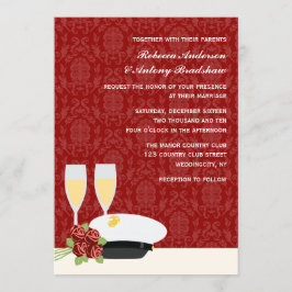 Militärische Hochzeitseinladungen Einladung
