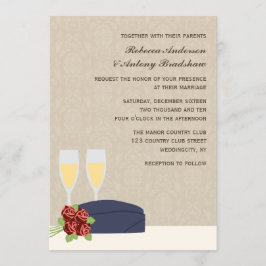 Militärische Hochzeitseinladungen Einladung