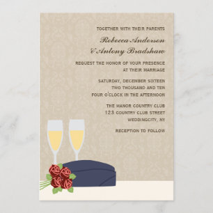 Militärische Hochzeitseinladungen Einladung