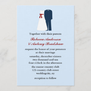 Militärische Hochzeitseinladungen Einladung