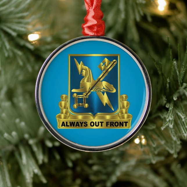 MILITÄRISCHE INTELLIGENZ ORNAMENT AUS METALL (Baum)