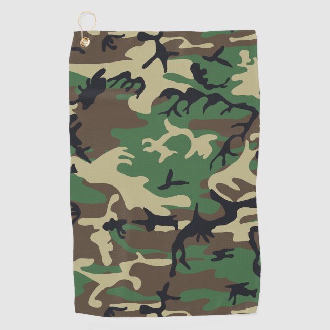 Militärische Kampagne Golfhandtuch (Vorderseite)