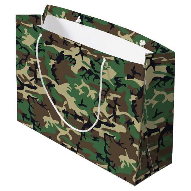 Militärische Kampagne Große Geschenktüte (Rückseite Schrägansicht)