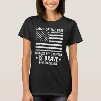 Militärische Kinder, die frei sind, weil meine Gro T-Shirt