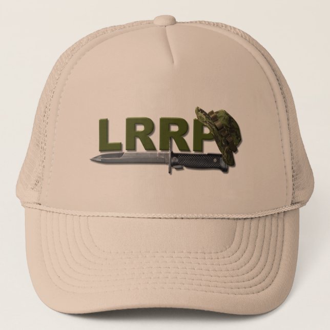 Militärische LRP LRPS Rekon Snipers Army Marines Truckerkappe (Vorderseite)