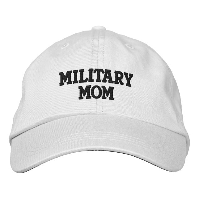 MILITÄRISCHE MAMA BESTICKTE BASEBALLKAPPE (Vorderseite)