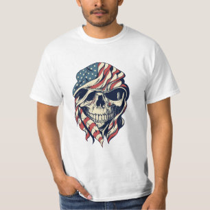 Militärische Männer des amerikanischen Kriegers mi T-Shirt