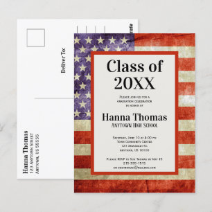 Militärische Patriotische Graduierungspartei der U Postkarte