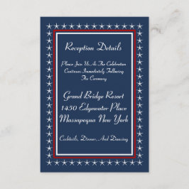 Militärische Patriotische Hochzeitskarten Einladung