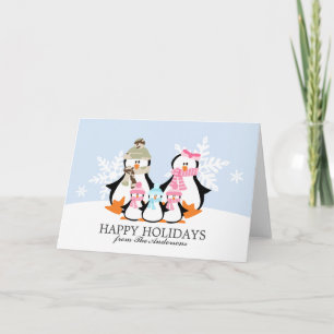 Militärische Pinguine Weihnachten