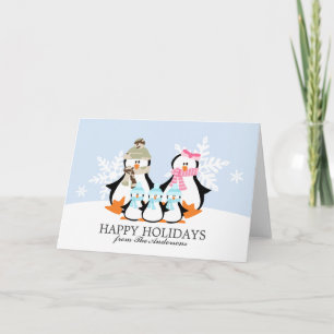 Militärische Pinguine Weihnachten