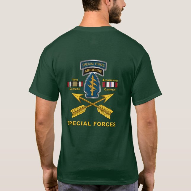 Militärische Sondereinsätze Irak und Afghanistan V T-Shirt (Rückseite)