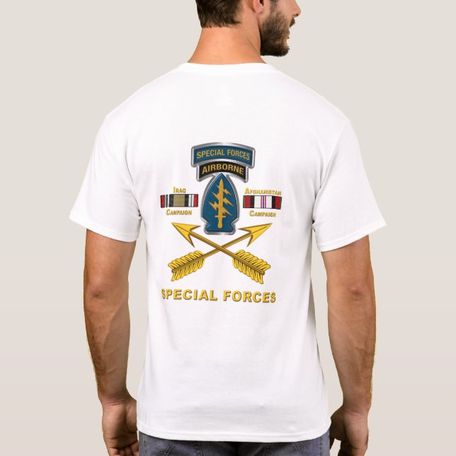 Militärische Sondereinsätze Irak und Afghanistan V T-Shirt (Rückseite)