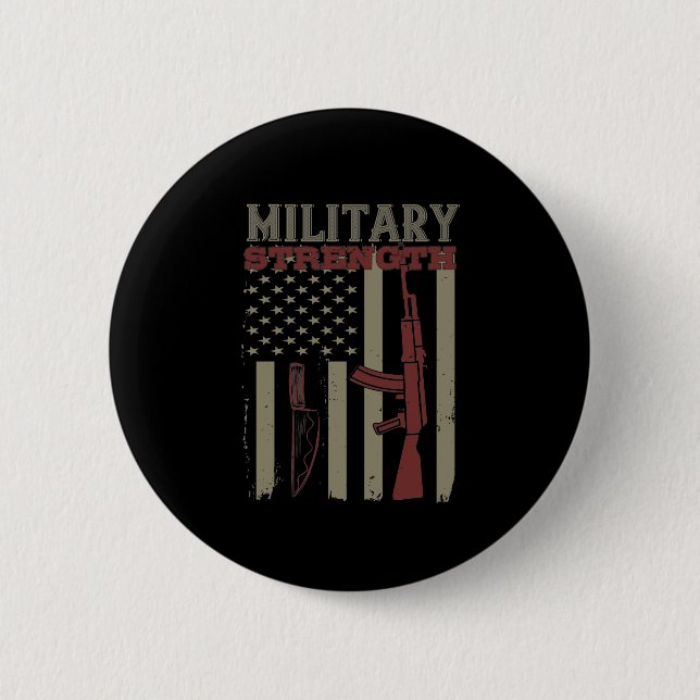 Militärische Stärke Button (Vorderseite)