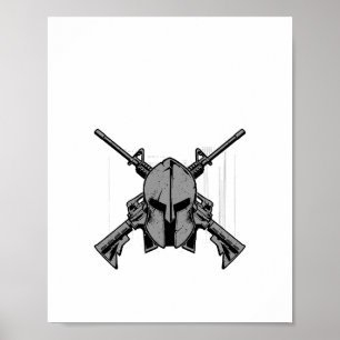 Militärische Stärke Poster