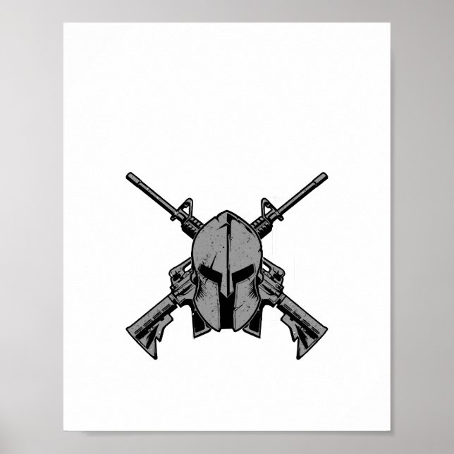 Militärische Stärke Poster (Vorne)