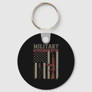 Militärische Stärke Schlüsselanhänger