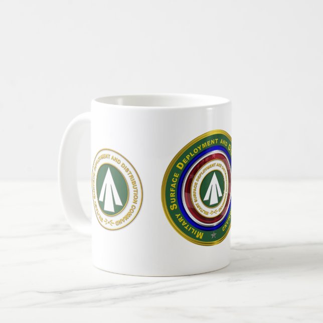 Militärische Stationierung Kaffeetasse (Vorderseite Links)