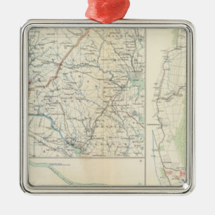 Militärische Stellvertreter von Wash, Penn, Annap Silbernes Ornament