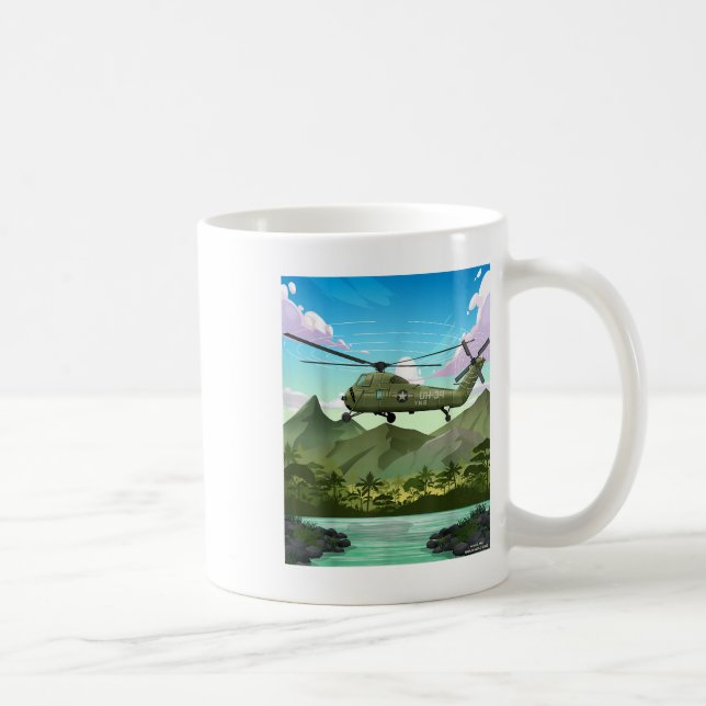 Militärische Streitkräfte des Vietnamkriegs Veter Kaffeetasse (Rechts)